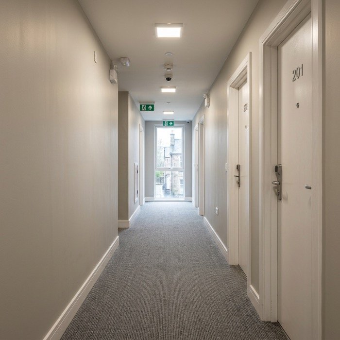 Security and access control system installed at a residential development